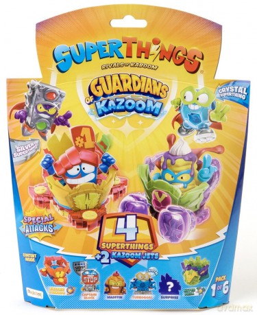 SuperThings 4 Guardians of Kazoom Blister 4 Pack [FIGURKA]