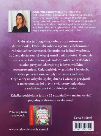 Świąteczny kalendarz Gabrysi - Anna Włodarkiewicz [KSIĄŻKA]