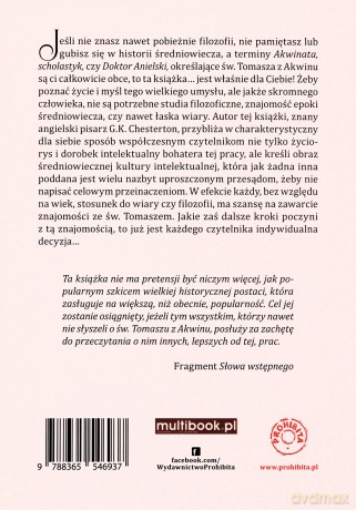 Święty Tomasz z Akwinu - G.K. Chesterton [KSIĄŻKA]