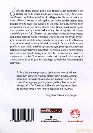 Święty Tomasz z Akwinu - G.K. Chesterton [KSIĄŻKA]
