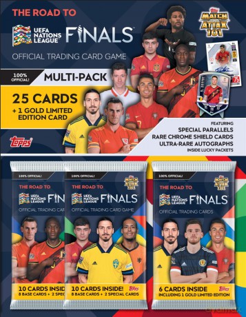 The Road to UEFA Nations League Multipack z kartami [FIGURKA]