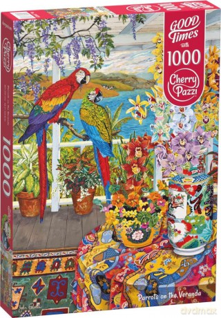 TIMARO 1000 el. Parrots on the Veranda [PUZZLE]