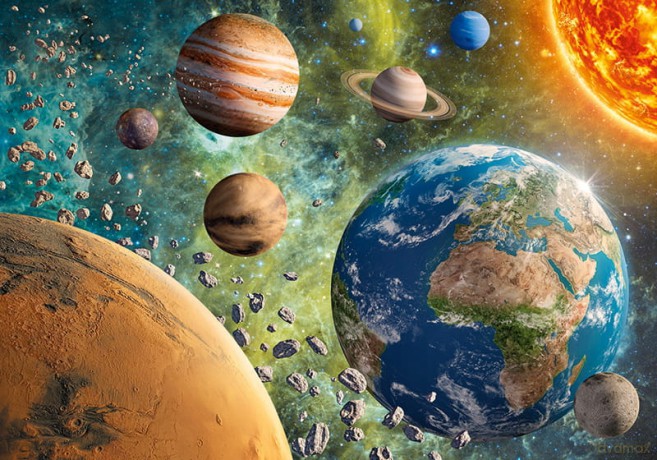 TIMARO 2000 el. Planet Earth in Galaxy [PUZZLE]