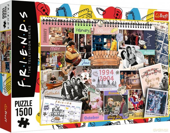 TREFL 1500 el. Kartka z Kalendarza Friends 26197 [PUZZLE]