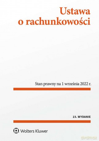 Ustawa o rachunkowości. Przepisy [KSIĄŻKA]