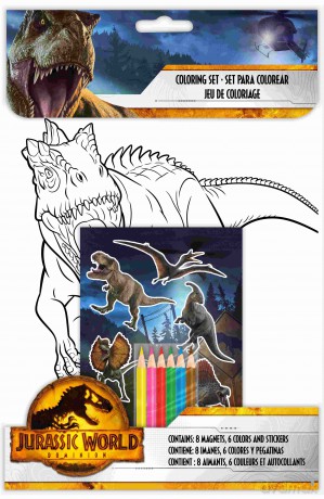 Zestaw do kolorowania Jurassic World JP00011