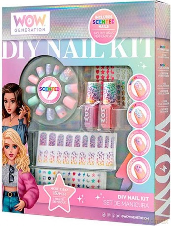 Zestaw do manicure z pachnącymi tipsami WOW