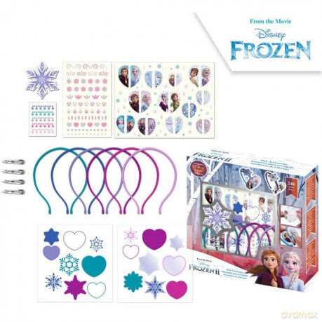 Zestaw do tworzenia ozdób do włosów Frozen 246 el. WD21623