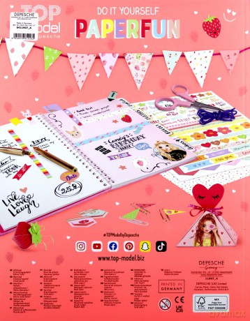 Zestaw kreatywny Paper Fun DIY Top Model 11907A