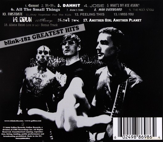Blink 182: Greatest Hits [CD]