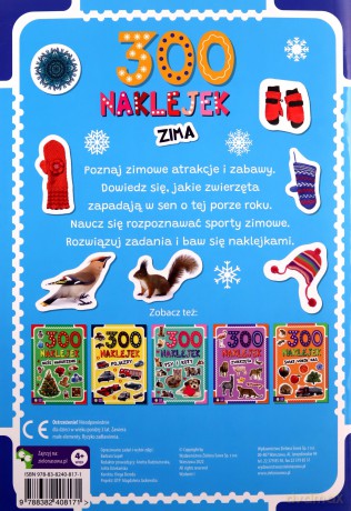 Zima. 300 naklejek [KSIĄŻKA]