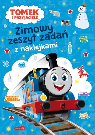 Zimowy zeszyt zadań z naklejkami. Tomek i przyjaciele [KSIĄŻKA]