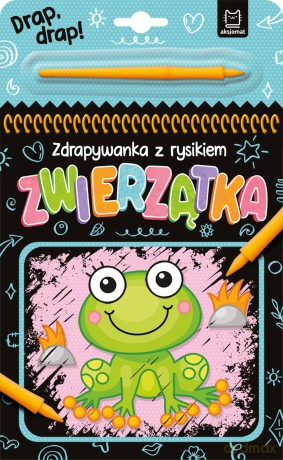Zwierzątka. Zdrapywanka z rysikiem - Anna Podgórska [KSIĄŻKA]