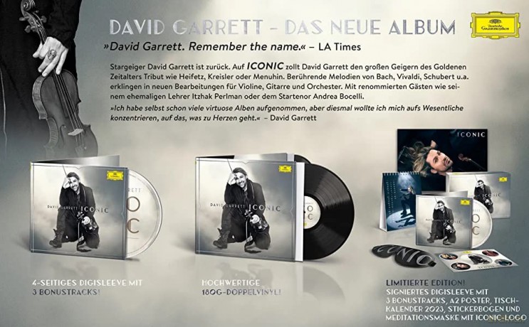 David Garrett: Iconic [2xWinyl]