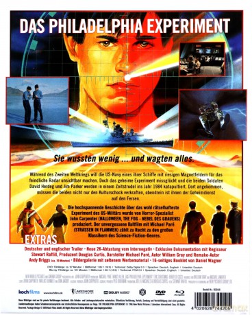 The Philadelphia Experiment (Eksperyment Filadelfia) [Blu-Ray]+[2DVD]