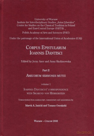 Amicorum Sermones Mutui, part 2, vol. 1 [KSIĄŻKA]