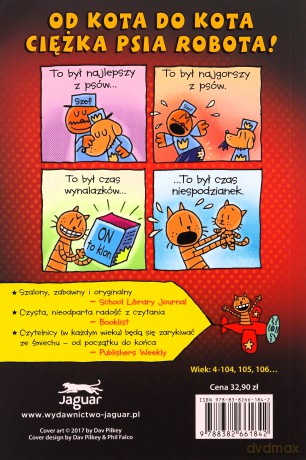 Dogman 3 Opowieść o dwóch kotach - Dav Pilkey [KSIĄŻKA]