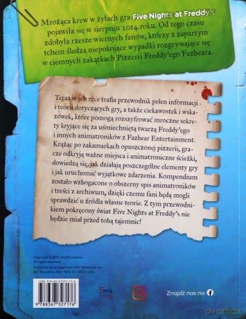 Five Nights at Freddy's The Ultimate Guide Oficjalny przewodnik po bestellerowej serii gier - Scott Cawthon [KSIĄŻKA]