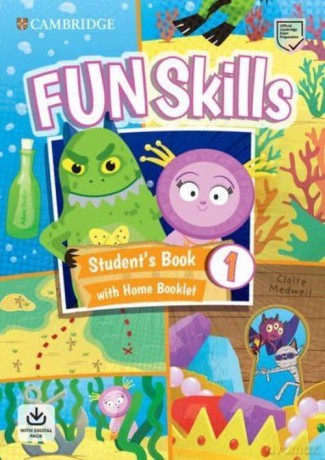 Fun Skills 1 Student's Book and Home Fun Booklet with online - Scott Adam, Medwell Claire [KSIĄŻKA]