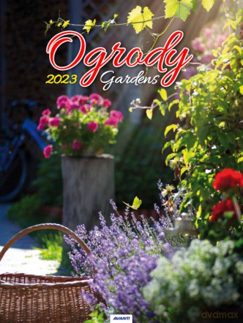 Kalendarz 2023 na spirali Ogrody KSMS10 [KALENDARZ]