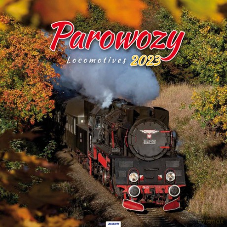Kalendarz 2023 spirala kw Parowozy KD36 [KALENDARZ]