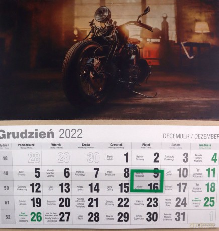 Kalendarz 2023 trójdzielny płaski EKO mix2 [KALENDARZ]