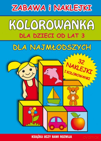 Kolorowanka dla dzieci od lat 3. Dla najmłodszych - Beata Guzowska [KSIĄŻKA]