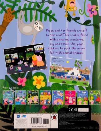 Peppa Pig Day at the Zoo Sticker Book [KSIĄŻKA]