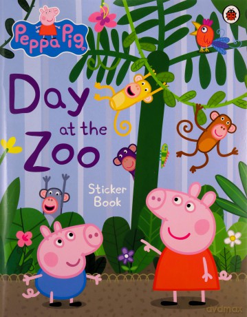 Peppa Pig Day at the Zoo Sticker Book [KSIĄŻKA]