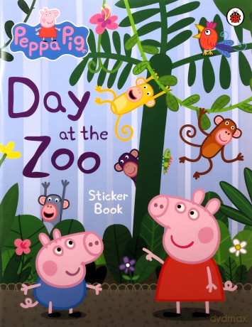 Peppa Pig Day at the Zoo Sticker Book [KSIĄŻKA]