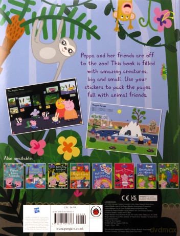 Peppa Pig Day at the Zoo Sticker Book [KSIĄŻKA]