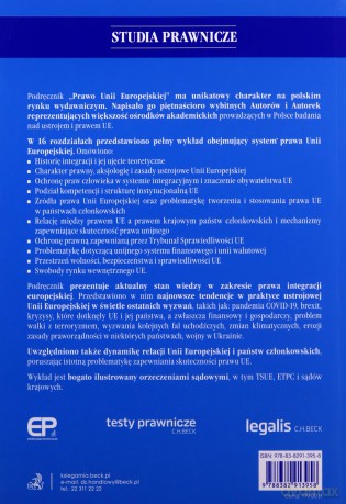 Prawo Unii Europejskiej - prof. dr hab. Jacek Barcik, prof. dr hab. Robert Grzeszczak [KSIĄŻKA]