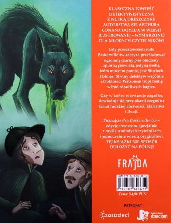 Sherlock Holmes Pies Baskerville'ów - Arthur Conan Doyle [KSIĄŻKA]