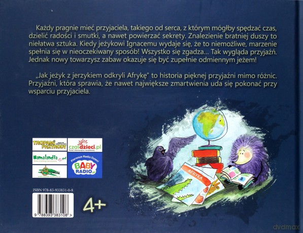 Jak jeżyk z jerzykiem odkryli  Afrykę - Urszula Kozłowska [KSIĄŻKA]
