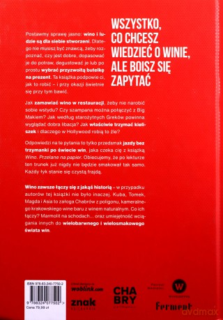 Wino Przelane na papier - Kuba Janicki, Tomasz Kosiński [KSIĄŻKA]