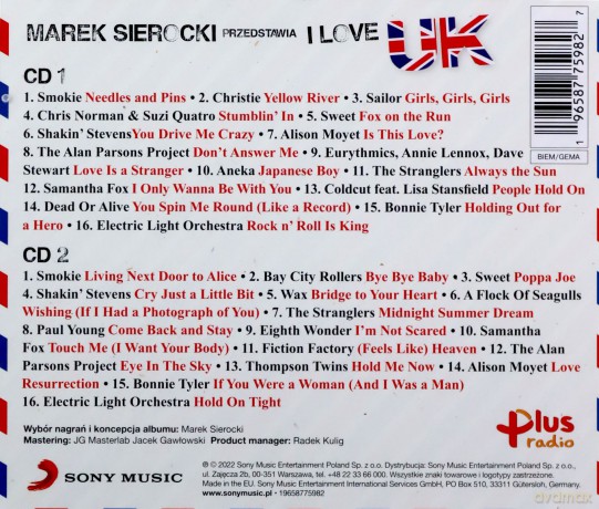 Marek Sierocki Przedstawia: I Love UK [2CD]