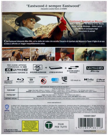 Cry Macho [Blu-Ray 4K]+[Blu-Ray]
