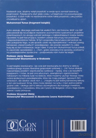 Przedsiębiorstwo społeczne Kapitalizm dla ludzi TW - Yunus Muhammad [KSIĄŻKA]