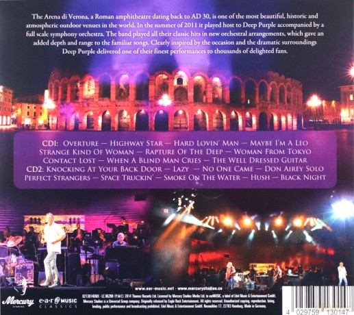 Deep Purple: Live In Verona (digipack) [2CD]