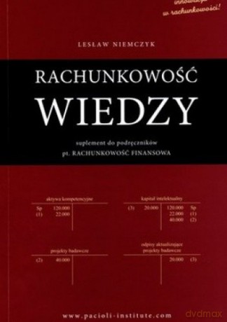 Rachunkowość wiedzy - Lesław Niemczyk [KSIĄŻKA]