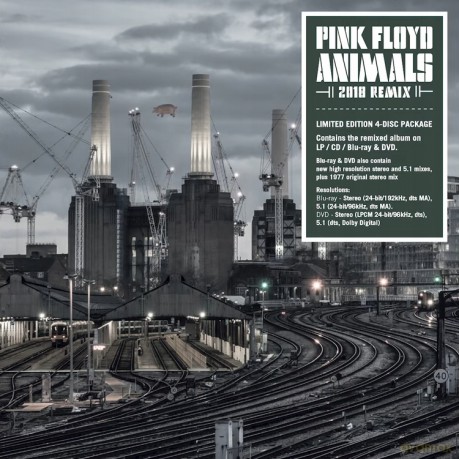 Pink Floyd: Animals (2018 Remix) (Limited) [Winyl]+[Blu-Ray]+[DVD]+[CD]