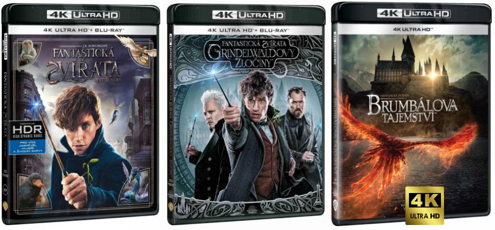 Fantastic Beasts 1-3 [Blu-Ray 4K]+[Blu-Ray]