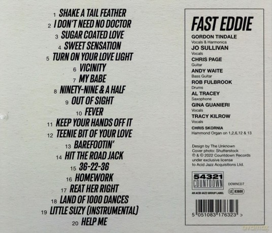 Fast Eddie: Shake A Tail Feather [CD]