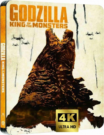 Godzilla: King of the Monsters Godzilla II: Król potworów) (steelbook) [Blu-Ray 4K]+[Blu-Ray]