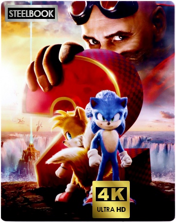 Sonic the Hedgehog 2 (Sonic 2. Szybki jak błyskawica) (steelbook) [Blu-Ray 4K]+[Blu-Ray]
