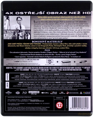 Zabić drozda (To Kill a Mockingbird) [Blu-Ray 4K]+[Blu-Ray]