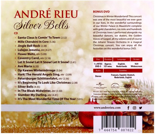 Andre Rieu: Silver Bells [CD]+[DVD]