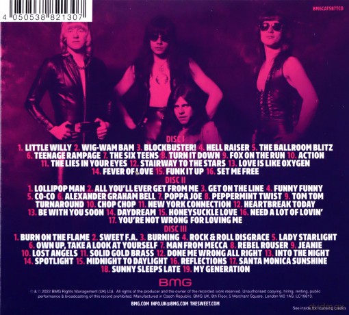 Sweet: Greatest Hitz! The Best Of Sweet 1969-1978 [3CD]