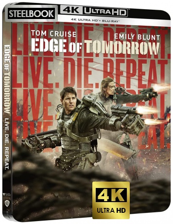 Edge of Tomorrow (Na skraju jutra) (steelbook) [Blu-Ray 4K]+[Blu-Ray]