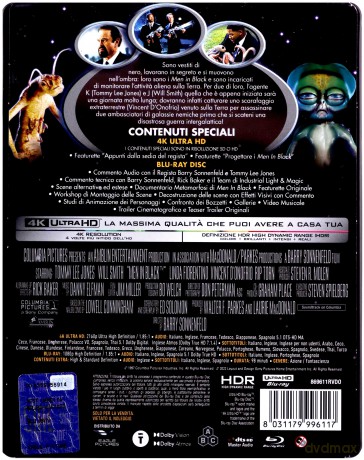 Faceci w czerni (steelbook) [Blu-Ray 4K]+[Blu-Ray]
